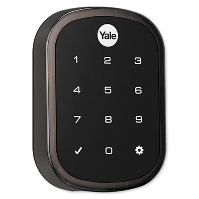 Yale Z-Wave Assure SL Key Free Touchscreen Deadbolt, Oil Rubbed Bronze